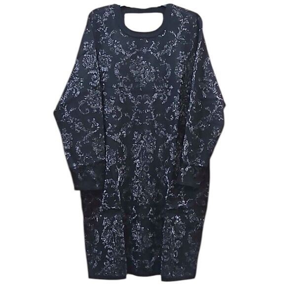 Torrid Black Mini Jacquard Bodycon Dress NWT Sizes: 2XL, 3XL - Picture 13 of 15